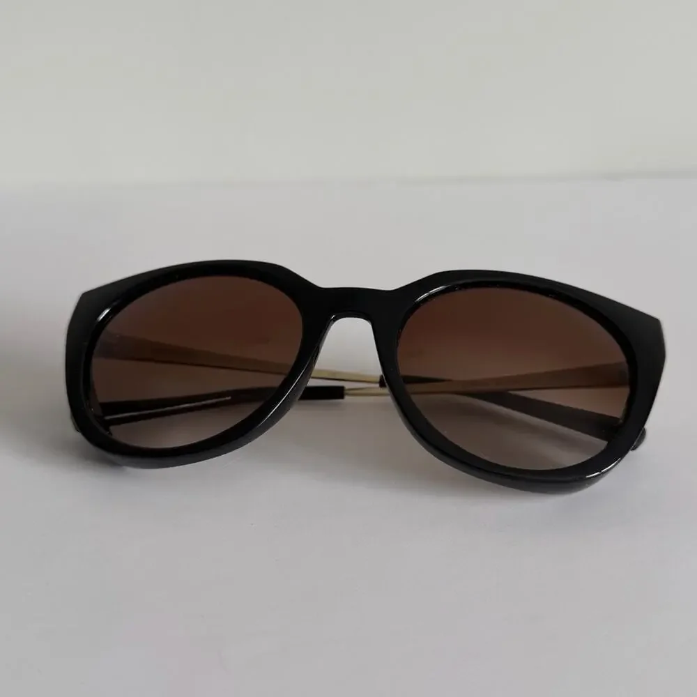 Michael Kors Cape Cod Oversized Sunglasses Black Gold